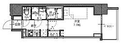 S-レジデンス堺筋本町Deux 1Kの間取図画像