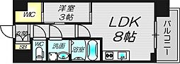 スプランディッド2 1LDKの間取図画像