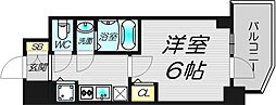 S-RESIDENCE都島Lux 1Kの間取図画像