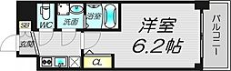 エスリードレジデンス ザ・グラン大阪福島クラス 1Kの間取図画像