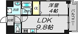 T'sガーデン 1LDKの間取図画像