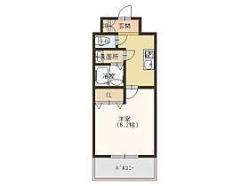 大阪府大阪市生野区鶴橋２丁目（賃貸マンション1K・5階・25.20㎡） その2