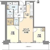 大阪府大阪市北区大淀南２丁目（賃貸マンション2LDK・46階・62.53㎡） その2