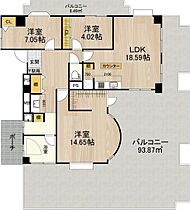 大阪府大阪市北区天満２丁目（賃貸マンション3LDK・14階・116.17㎡） その2