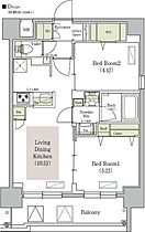 大阪府大阪市北区堂山町（賃貸マンション2LDK・10階・46.86㎡） その2