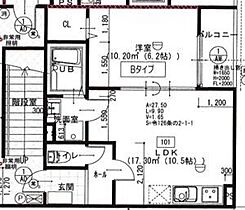 大阪府枚方市宮之阪３丁目（賃貸アパート1LDK・1階・38.97㎡） その2