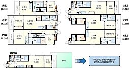 S-MOVE大阪鶴見 4階ワンルームの間取り