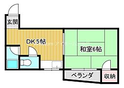 間取図画像 1DK