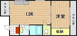 間取図画像 1LDK