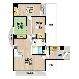 Do鶴見 3LDKの間取図画像