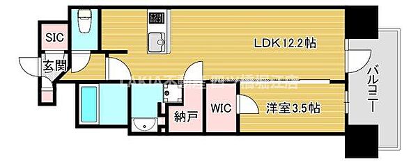 ソルレヴェンテ北堀江Ｑ 205｜大阪府大阪市西区北堀江1丁目(賃貸マンション1LDK・2階・40.32㎡)の写真 その2