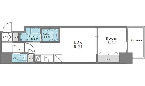 レオンコンフォート本町クレセント ｜大阪府大阪市西区立売堀4丁目(賃貸マンション1LDK・6階・30.34㎡)の写真 その2