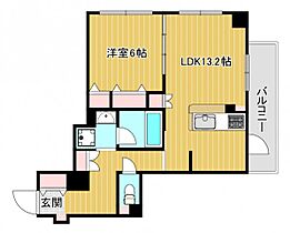 大阪府大阪市浪速区敷津西2丁目（賃貸マンション1LDK・6階・50.91㎡） その2