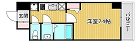 スペーシア日本橋東 1211 ｜ 大阪府大阪市浪速区日本橋東3丁目（賃貸マンション1K・12階・24.92㎡） その2