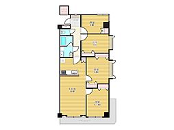 ライオンズマンション登戸第2 4LDKの間取図画像