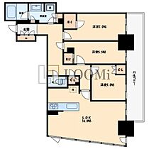 プレミストタワー靭本町  ｜ 大阪府大阪市西区靱本町1丁目（賃貸マンション3LDK・4階・84.47㎡） その2