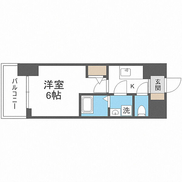 エスリードレジデンス大阪本町 ｜大阪府大阪市西区立売堀1丁目(賃貸マンション1K・5階・21.09㎡)の写真 その2