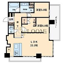 大阪府大阪市中央区東心斎橋1丁目（賃貸マンション1LDK・28階・72.04㎡） その2