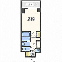 QCフラット北堀江  ｜ 大阪府大阪市西区北堀江4丁目（賃貸マンション1K・3階・25.20㎡） その2