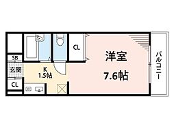 コパンジューヌIII 2階