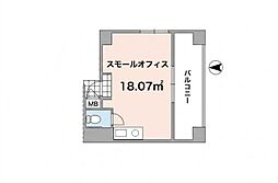 ビクトワーレ 1Kの間取図画像