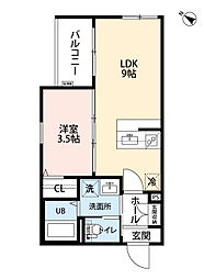 robot home 滝井(ロボットホーム タキイ) 1LDKの間取図画像