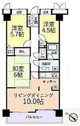 ダイアパレス市原八幡宿 3LDKの間取図画像