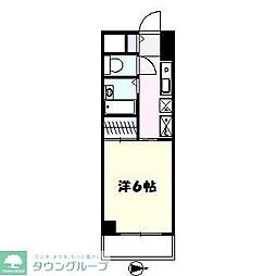 グラン・フロシャイム 1Kの間取図画像