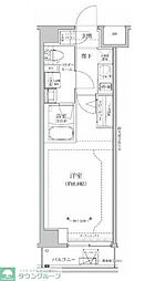RELUXIA GRANDE 川崎大師公園 1Kの間取図画像