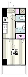 バージュアル横濱鶴見 1Kの間取図画像