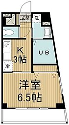 MAISONDENWEST 1Kの間取図画像