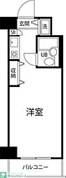 T'sgardenSHIN-MARUKO ワンルームの間取図画像