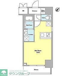 Dormouse和 ワンルームの間取図画像