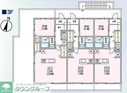 アパート 1LDKの間取図画像