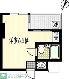 アービラ川崎 ワンルームの間取図画像