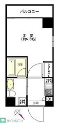 メインステージ川崎3 1Kの間取図画像