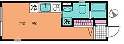 横浜市鶴見区生麦5丁目マンション ワンルームの間取図画像