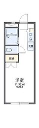 レオパレスアネックス新川崎 1Kの間取図画像