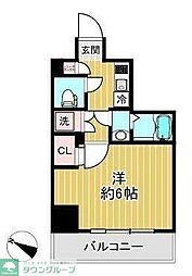 SHOKENResidence横浜鶴見 1Kの間取図画像