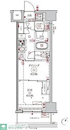 クレイシアIDZ川崎ザ・テラス 2Kの間取図画像