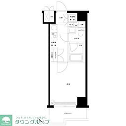 ルーブル川崎貝塚弐番館 1Kの間取図画像