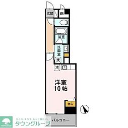LROCKS ワンルームの間取図画像