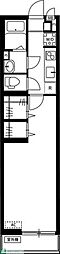 リブリ・アソート 1Kの間取図画像