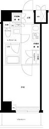 ルーブル川崎貝塚弐番館 1Kの間取図画像