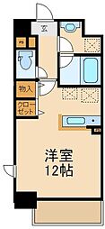 プランシード ワンルームの間取図画像