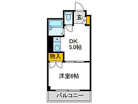 アベノ池田マンション  ｜ 大阪府大阪市阿倍野区阿倍野筋3丁目（賃貸マンション1DK・5階・25.02㎡） その2