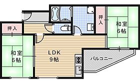 レジデンストーア  ｜ 大阪府大阪市阿倍野区美章園2丁目（賃貸マンション2LDK・5階・50.00㎡） その2