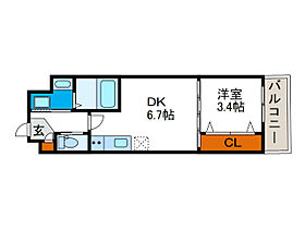 NU KITATANABE  ｜ 大阪府大阪市東住吉区駒川1丁目（賃貸マンション1DK・3階・26.23㎡） その2