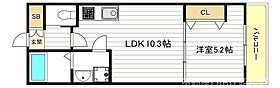 セレニティ照ヶ丘矢田B棟  ｜ 大阪府大阪市東住吉区照ケ丘矢田4丁目（賃貸アパート1LDK・3階・35.19㎡） その2