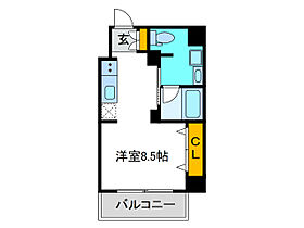 ヴィレッジリバー阿倍野  ｜ 大阪府大阪市阿倍野区阪南町1丁目（賃貸マンション1R・8階・24.45㎡） その2